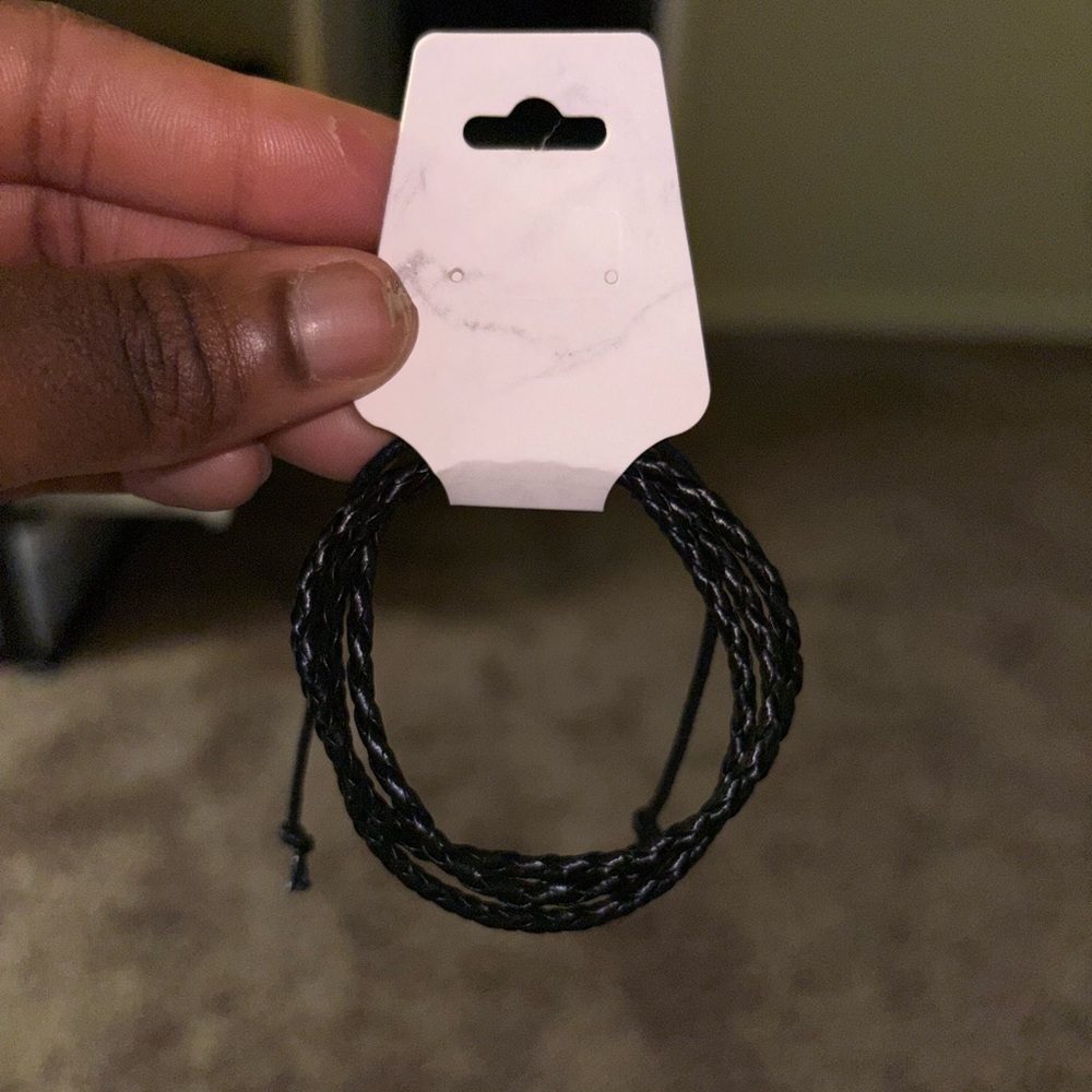 Black Braided Bracelet